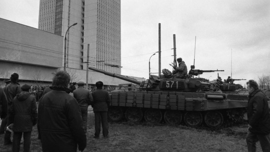 Десантники у&nbsp;Дома печати в&nbsp;Вильнюсе, 12&nbsp;января 1991&nbsp;года