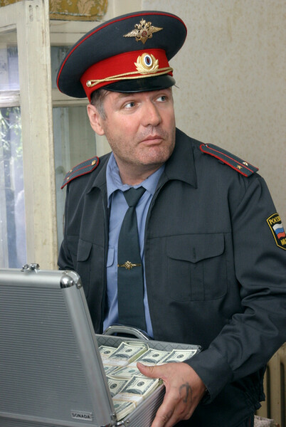 Актер Владимир Симонов на&nbsp;съемках фильма &laquo;Антидурь&raquo;, 2005&nbsp;год