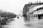 Во время наводнения в Москве, апрель 1908 года