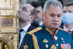 Министр обороны России генерал армии Сергей Шойгу на церемонии освящения собора Воскресения Христова - главного храма Вооруженных сил РФ