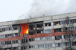 На месте взрыва в жилом доме в Санкт-Петербурге, 13 марта 2018 года