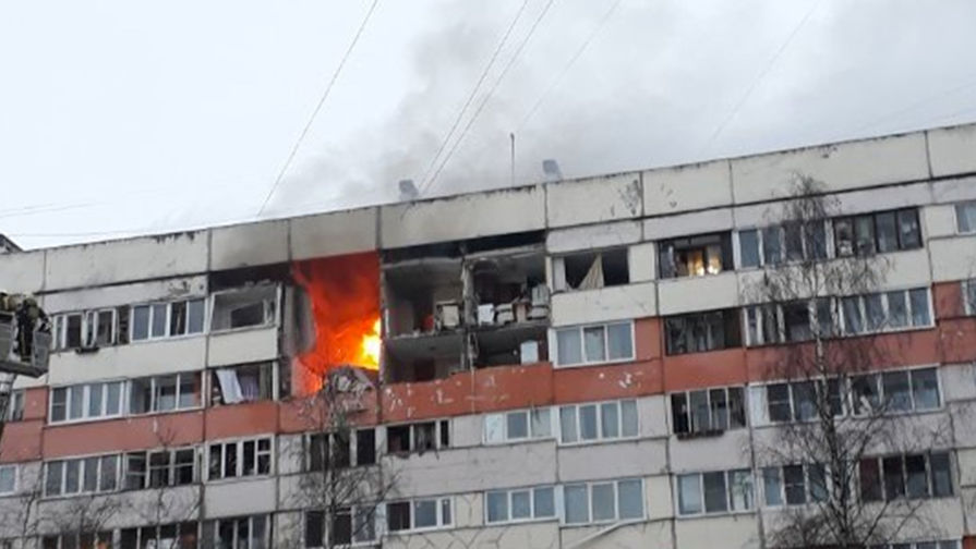 На&nbsp;месте взрыва в&nbsp;жилом доме в&nbsp;Санкт-Петербурге, 13 марта 2018 года