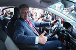 Максим Соколов, президент АО «Автоваз» за рулем Lada Iskra