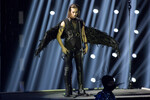 Давид Дамиано во время выступления на шоу X Factor 11 в Милане, Италия, 2017 год