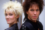 Участники поп-группы Roxette Мари Фредрикссон и Пер Гессле, 1991 год