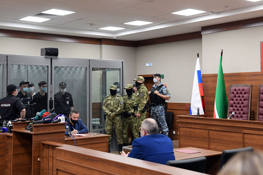 Ильназ Галявиев в&nbsp;зале заседаний Советского районного суда Казани, 12&nbsp;мая 2021&nbsp;года