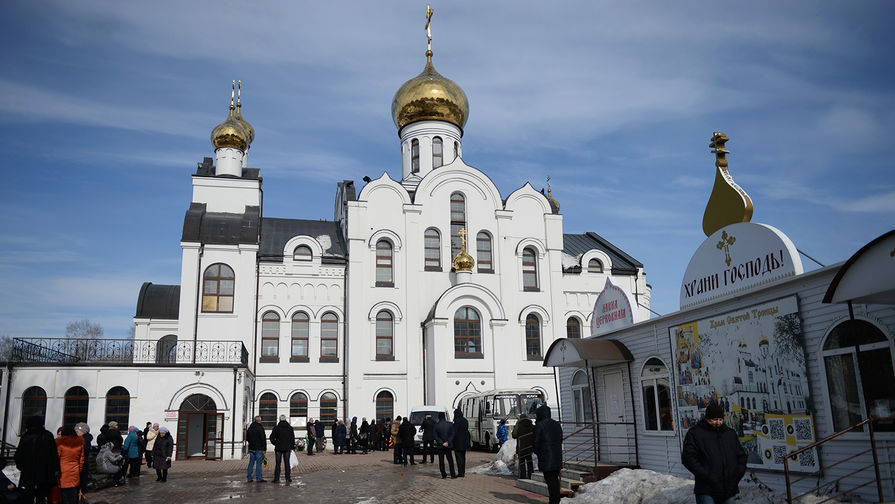 Храм Святой Троицы в&nbsp;Кемерово, в&nbsp;котором прошла панихида в&nbsp;память о&nbsp;жертвах пожара в&nbsp;торгово-развлекательном центре «Зимняя вишня» 