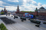 Автономная пусковая установка ПГРК «Ярс» на генеральной репетиции военного парада на Красной площади в честь 79-летия Победы в Великой Отечественной войне, 5 мая 2024 года