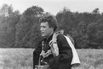 Борис Невзоров на съемках фильма «Парашютисты», 1984 год