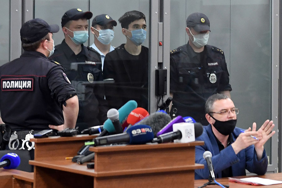 Ильназ Галявиев в&nbsp;зале заседаний Советского районного суда Казани, 12&nbsp;мая 2021&nbsp;года