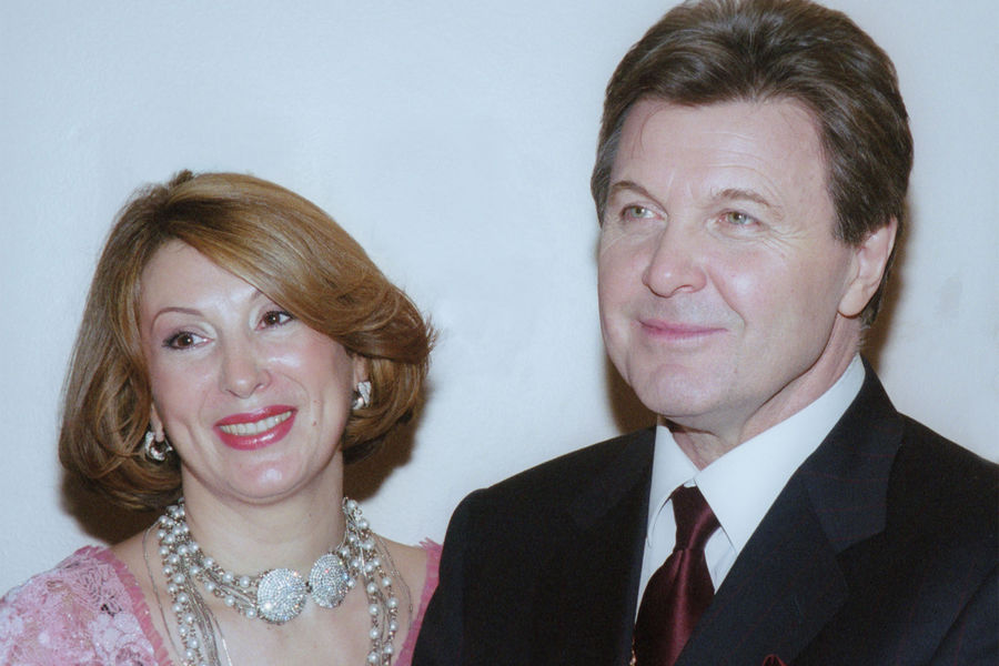 Лев Лещенко с&nbsp;женой Ириной, 2002&nbsp;год