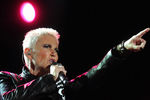 Солистка Roxette Мари Фредрикссон во время выступления в&nbsp;Будапеште, 2011 год