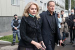 Вице-премьер РФ Татьяна Голикова после церемонии прощания с главой МЧС РФ Евгением Зиничевым, 10 сентября 2021 года