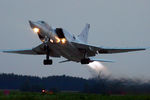 Самолет Ту-22М3 во время учений в Рязанской области, 2007 год