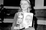 Твигги на презентации своей автобиографии в Лондоне, октябрь 1975 года