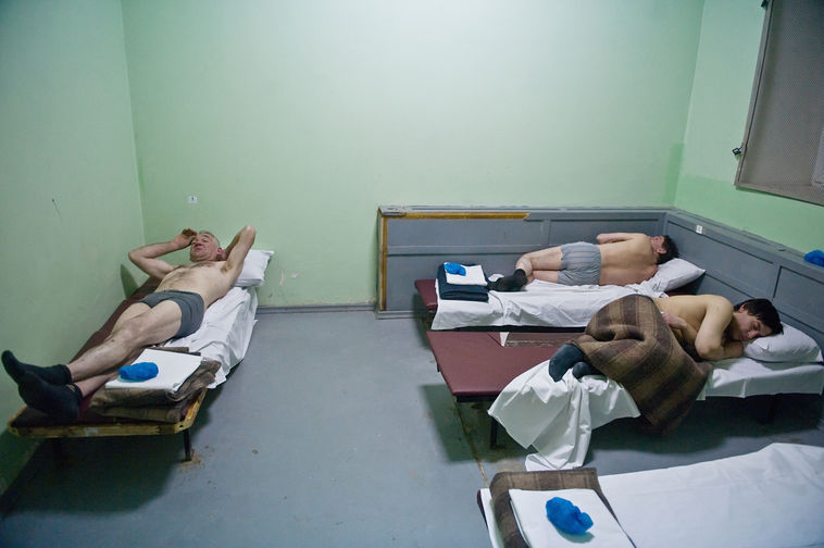 В медицинском вытрезвителе химкинского УВД Московской области, 2009 год