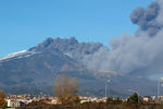 Вид на вулкан Этна, 25 декабря 2018 года