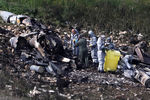 На месте крушения самолета F-16, сбитого с территории Сирии, 10 февраля 2018 года
