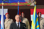 Владимир Путин во время посещения авиабазы «Хмеймим» в Сирии, 11 декабря 2017 года
