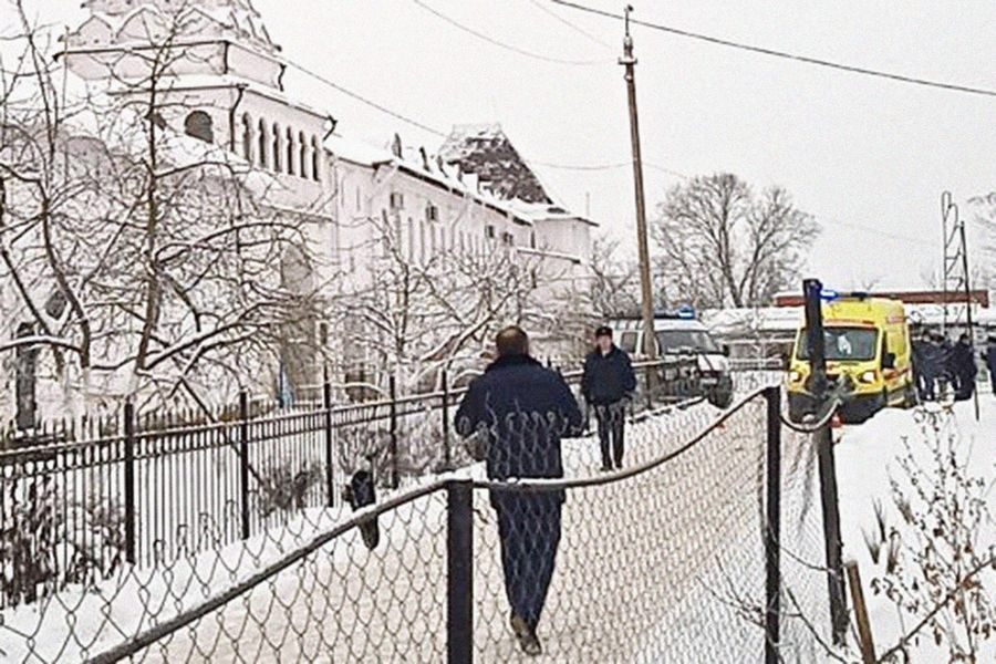Здание православной гимназии в&nbsp;Серпухове, где произошел взрыв, 13&nbsp;декабря 2021&nbsp;года