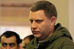Глава ДНР Александр Захарченко на церемонии прощания с командиром ополчения ДНР Арсеном Павловым (Моторола) в Донецке
