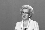 Диктор Центрального телевидения СССР Анна Шатилова, 1985 год 