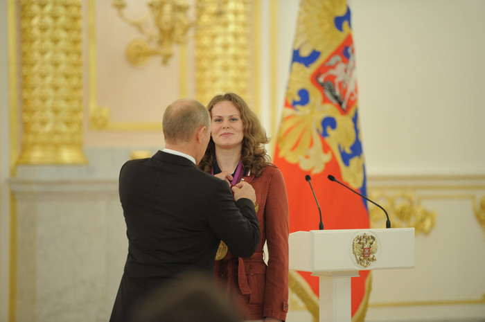 Олимпийская чемпионка по&nbsp;синхронному плаванию Мария Громова