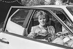 Алексей Глызин во время съемок новогодней телепередачи, 1985 год