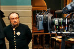 Богдан Ступка на съемочной площадке фильма «Полонез Кречинского», 2006 год
