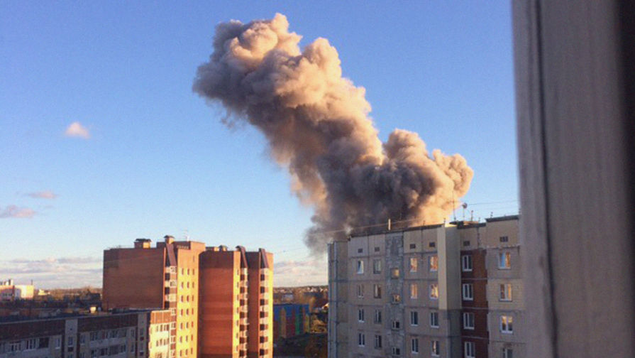 Последствия взрыва в&nbsp;Гатчине под&nbsp;Санкт-Петербургом, 19 октября 2018 года