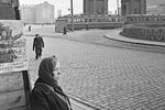 Санитарный пост у Нарвских ворот в Ленинграде