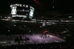 Панорама Staples Center изнутри перед матчем «Лос-Анджелес» — «Чикаго»