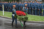 На церемонии прощания с главой МЧС РФ Евгением Зиничевым, 10 сентября 2021 года