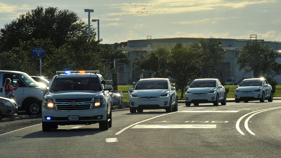 Перед&nbsp;запуском пилотируемого корабля Crew Dragon с&nbsp;мыса Канаверал, штат Флорида, США, 15 ноября 2020 года
