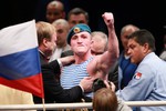 Никто не сомневался, что судьи единогласно отдадут победу Лебедеву – 120-108, 120-108, 120-108