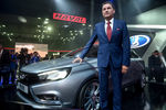 Президент ОАО «АвтоВАЗ» Бу Андерссон на Московском международном автомобильном салоне 2014 года в «Крокус Экспо»