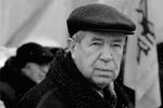 Виктор Анпилов на митинге в годовщину революции 1905 года, 2012 год
