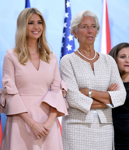 Иванка Трамп и Кристин Лагард