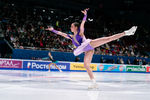Камила Валиева на разминке перед короткой программой на чемпионате России — 2022