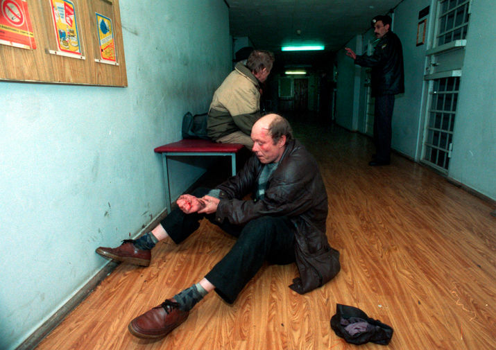 В Ленинградском медвытрезвителе Москвы, 1999 год