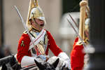 Во время парада Trooping the Colour в рамках празднования платинового юбилея королевы в Лондоне, Великобритания, 2 июня 2022 года