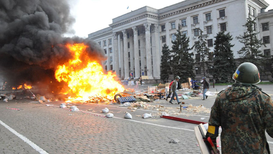 Пожар у&nbsp;Дома профсоюзов в&nbsp;Одессе, 2 мая 2014 года