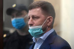 Губернатор Хабаровского края Сергей Фургал в Басманном суде Москвы, 10 июля 2020 года