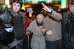 Глава Московской Хельсинкской группы Людмила Алексеева во время акции в защиту 31-й статьи Конституции России, 2011 год