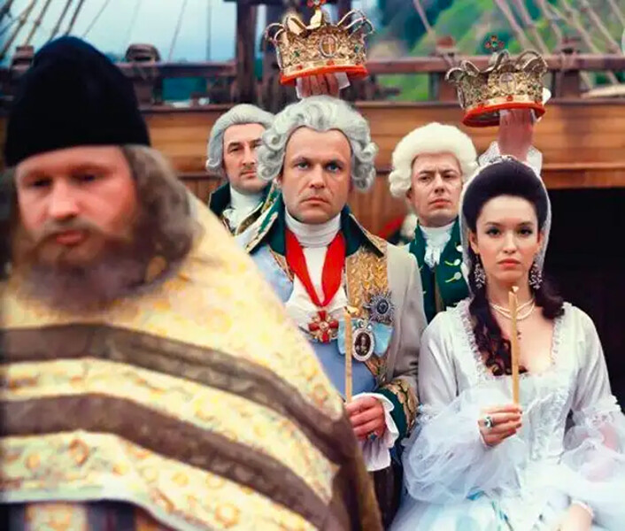 Николай Еременко и Анна Самохина в&nbsp;картине &laquo;Царская охота&raquo; (1990)