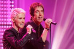 Участники поп-группы Roxette Мари Фредрикссон и Пер Гессле во время выступления на&nbsp;телешоу в&nbsp;Гамбурге, 2006 год