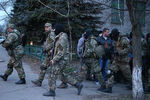 Во время захвата здания городского отдела милиции в Краматорске вооруженными люди в камуфляже