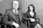 Ларри Флинт и его супруга Алтея перед началом судебного заседания в Огайо о распространении порнографии, 1977 год