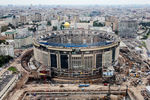 Вид на&nbsp;реконструкцию спорткомплекса &laquo;Олимпийский&raquo;, 29 июля 2020 года