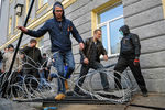 Во время беспорядков в Донецке